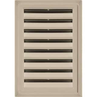 Builders Edge 12 in. x 18 in. Rectangle Gable Vent #085 Clay 
