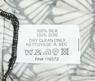 Issa Black & White Jersey Knit Kimono Sleeve Dress Size US 8  