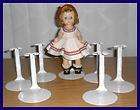   SHIPPING 6 Kaiser Doll Stands 8 Madame Alexander Ginny Ginger Muffie