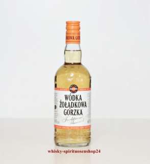 VODKA ZOLADKOWA GORZKA 40% 0,5L TRADITIONAL FLAVOURED  