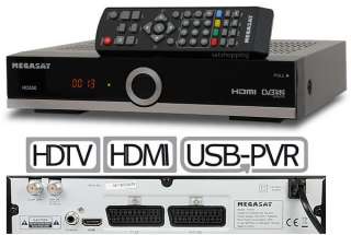 Megasat HD 550 HD550 HDTV Digital SAT Receiver USB PVR ready Unicable 