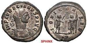 310RL1) Aurelian, 270 275, AE Antoninianus, CH VF  