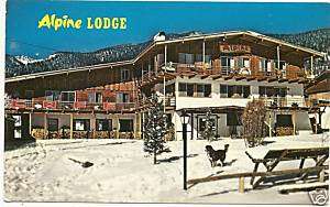 Alpine Lodge Red River NM Taos County Postcard  