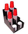 Wide Soda Cup an lid dispensers Holder Acrylic Cup Rack
