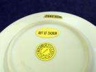   themed plates lot of 2 cranes westland art of chokin 24kt gold 6 diam