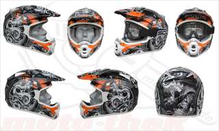 IXS Helm HX274 Cross Helm Motocross Motorrad Orange S  