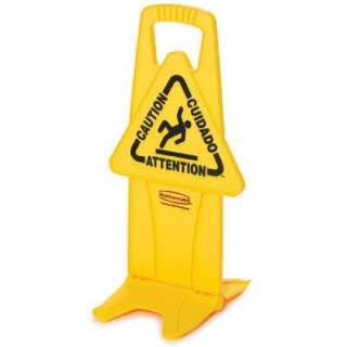   Commercial 25 in. Yellow Caution Sign FG9S09DPYEL 