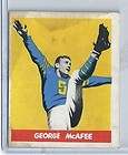 1948 Leaf FB George McAfee Chicago Bears #19  Rare