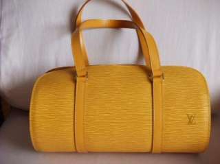 NEW Louis Vuitton Epi SUFFLOT Bag & Pouch RETIRED Color  