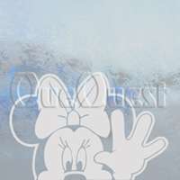 MINNIE MOUSE WAVE Decal Car Truck Window Sticker  