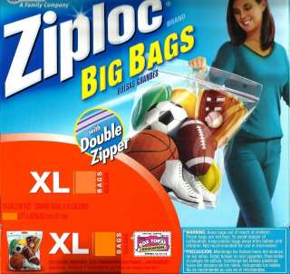   BAG ZIPLOC XL10 GALLON plastic 24 x 20 Large storage clothes ziplock