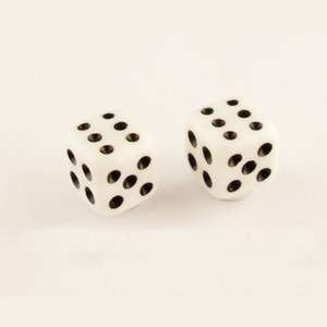 Pair Magnetic Earring Dice No Need Earhole  