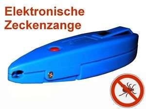 elektrische Zeckenzange, Zecken Zange, Zeckenentferner  