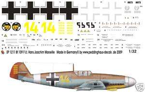 BF 109 F Hans Joachim Marseille gelbe 14 1211  