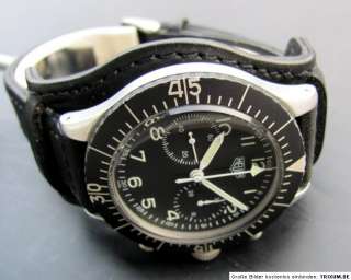 Heuer Bundeswehr Chrono Kal. Val.230 Flyback im guten getragenen 