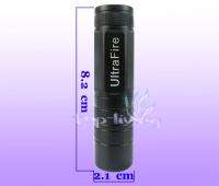 80mm 3w Cree P4 Pocket LED Mini Flashlight Torch Black  