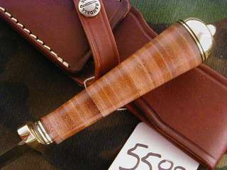 concave shape brass butt domed and brown no hone sheath call steve at 