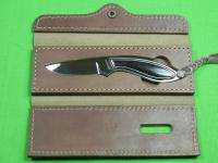 US Japan Made BROWNING Model 376 Drop Point Hunting Knife Case Display 