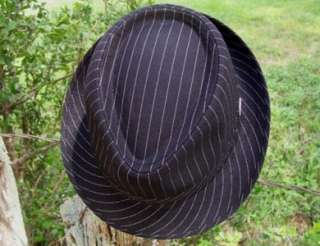 NEW Black Tribly Justin Fashion Cloth Fedora Lined Hat  