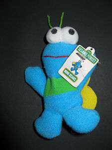Kelloggs Sesame Street Character TWIDDLEBUG Mini Beans Plush Toy 