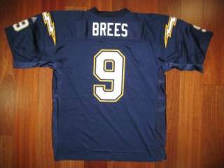 2001 Authentic SD Chargers Drew Brees jersey ADIDAS 56 PRO Line Rookie 