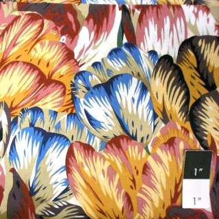 Phillip Jacobs Tulip Mania Natural Fabric By The Yard 884714025173 