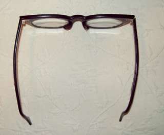 Original Vintage Bausch & Lomb Black Safety Glasses 46/20 Tart Arnel 