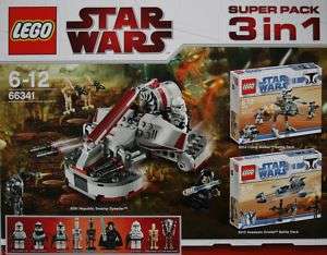 Lego 66341 Star Wars Super Pack 8091 8014 8015 Neu/Ovp 5702014701977 