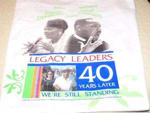 Martin Luther Coretta Scott King LEGACY LEADERS T Shirt  