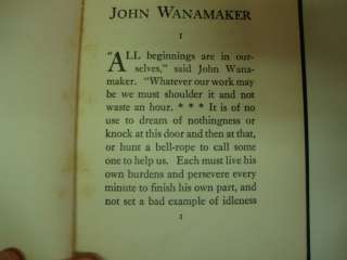 John Wanamaker Study 1927 Biography Store Philadelphia  