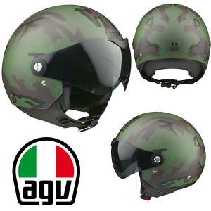AGV DRAGON ARMY MOTORCYCLE HELMET FIGHTER PILOT STYLE  
