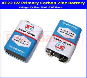 4F22 6V Carbon Zinc Battery High WaTT High Power  