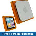 Orange TPU Gel Case for Apple iPod Nano 6th Gen Generat