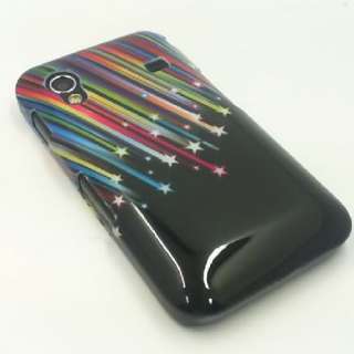 FOR SAMSUNG GALAXY ACE S5830 NEW STAR FALLING HARD CASE COVER + SCREEN 