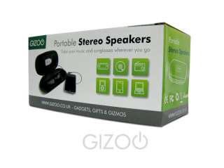 Portable Stereo Speaker   Ideal For iPods,  Players  