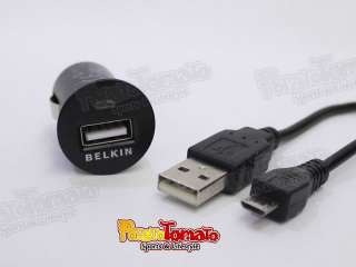 Belkin Micro Auto Car Charger + Micro USB Cable for HTC  