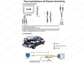 LCD TFT Auto MONITOR + Rückfahrkamera Einparkhilfe  