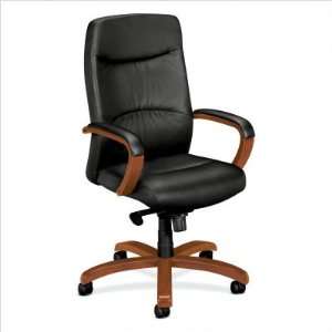  Basyx VL880 Series Executive High Back Leather Chair with 