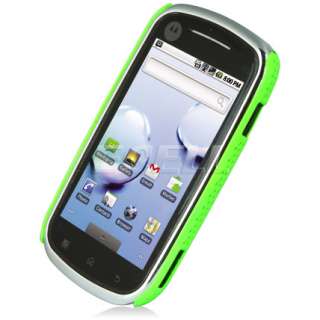 Ecell Style Range   Mesh Hard Case for Motorola XT800   Green