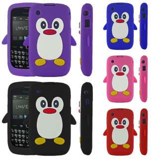 Penguin   For BlackBerry Curve 8520/9300/3G Silicone Skin Case Cover 