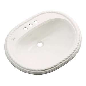   Collection Easton Series Drop in Bathroom Sink in Bone Home