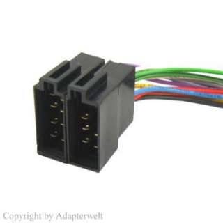 ISO Buchse Universal Strom+Lautsprecher Kabel #8 /123  