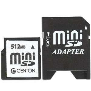  Centon 512MBMSD 512MB MiniSD Card with Adapter 