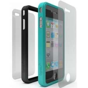  Cygnett Snaps Duo Silicone Ring for iPhone 4   Turquoise 