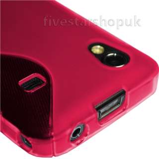 New Pink Case Cover for Samsung Galaxy Ace S5830 & Screen Protector 