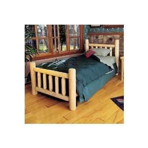 Rustic Cedar Arched Log Bed   Twin 