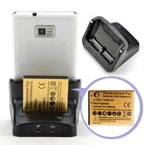   CHARGEUR station pour SAMSUNG Galaxy S2 I9100 SII telephone batterie