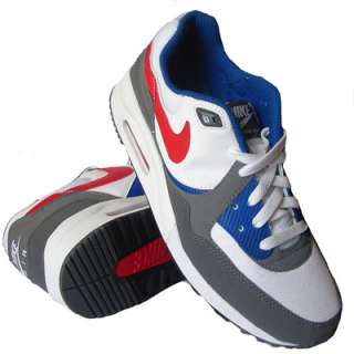 Nike Air Max Light Trainers White/Grey/Blue/Red Mens  