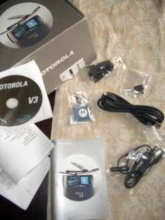 Motorola V3 Zubehör (Headset, div. Steckerteile, CD, Manual) in 