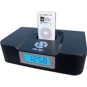  Impecca AS 5040B Ipod Speaker Alarm Clock Black 7 Watt 